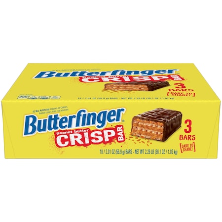 Nestle Butterfinger Crisp Share Pack 2.01 oz., PK144 00099900100743U